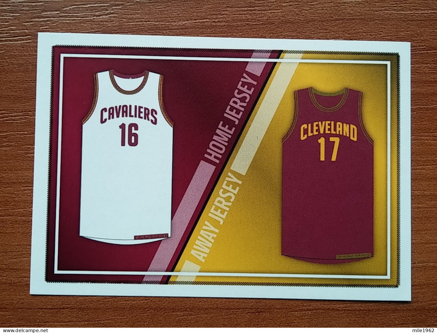 ST 40 - NBA Basketball 2016-2017, Sticker, Autocollant, PANINI, No 92 Home/Away Jerseys Cleveland Cavaliers - Bücher