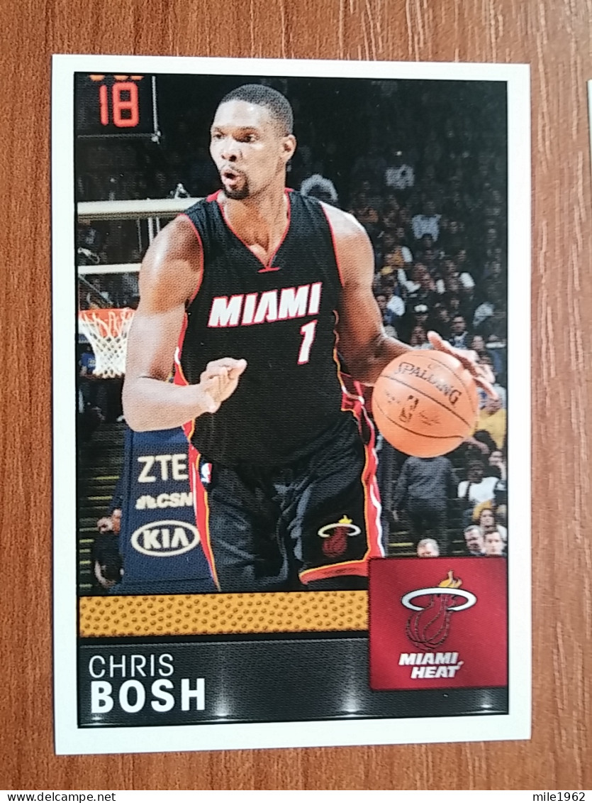 ST 40 - NBA Basketball 2016-2017, Sticker, Autocollant, PANINI, No 158 Chris Bosh Miami Heat - Books