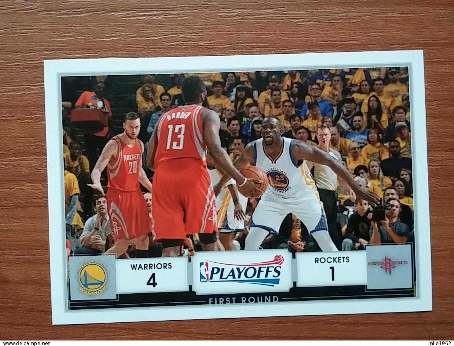ST 43 - NBA Basketball 2016-2017, Sticker, Autocollant, PANINI, No 398 Warriors Vs. Rockets - Books