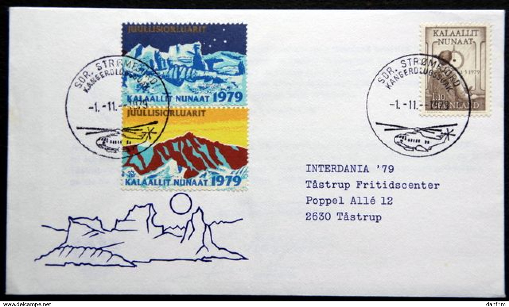 Greenland 1979 SDR.STRØMFJORD 1-11-1979( Lot 6488 ) - Lettres & Documents