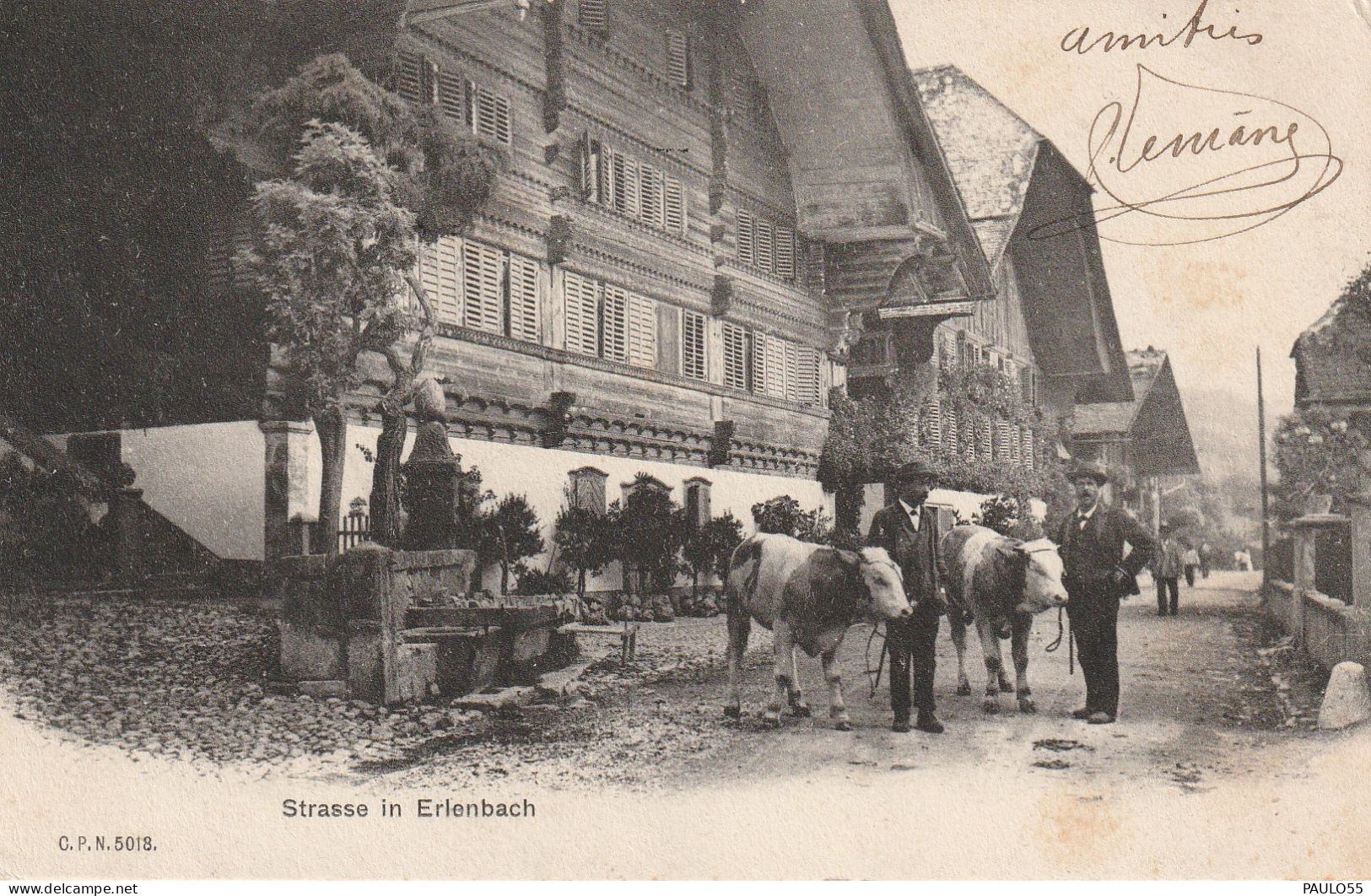 STRASSE IN ERLENBACH - Erlenbach Im Simmental