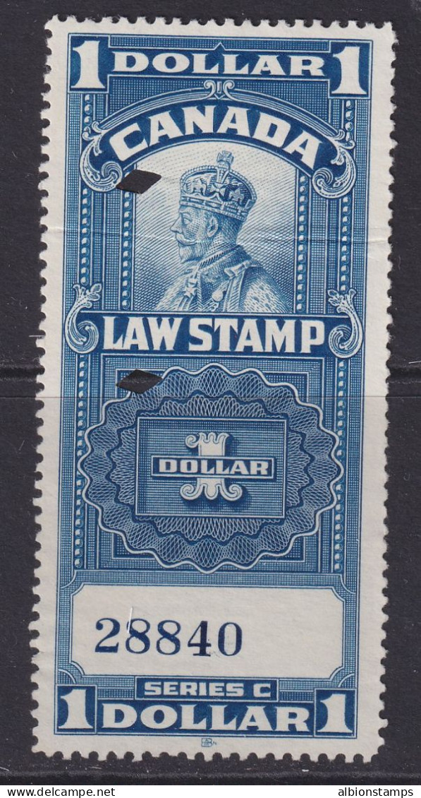 Canada Revenue (Federal), Van Dam FSC18c, Used (crease) - Steuermarken