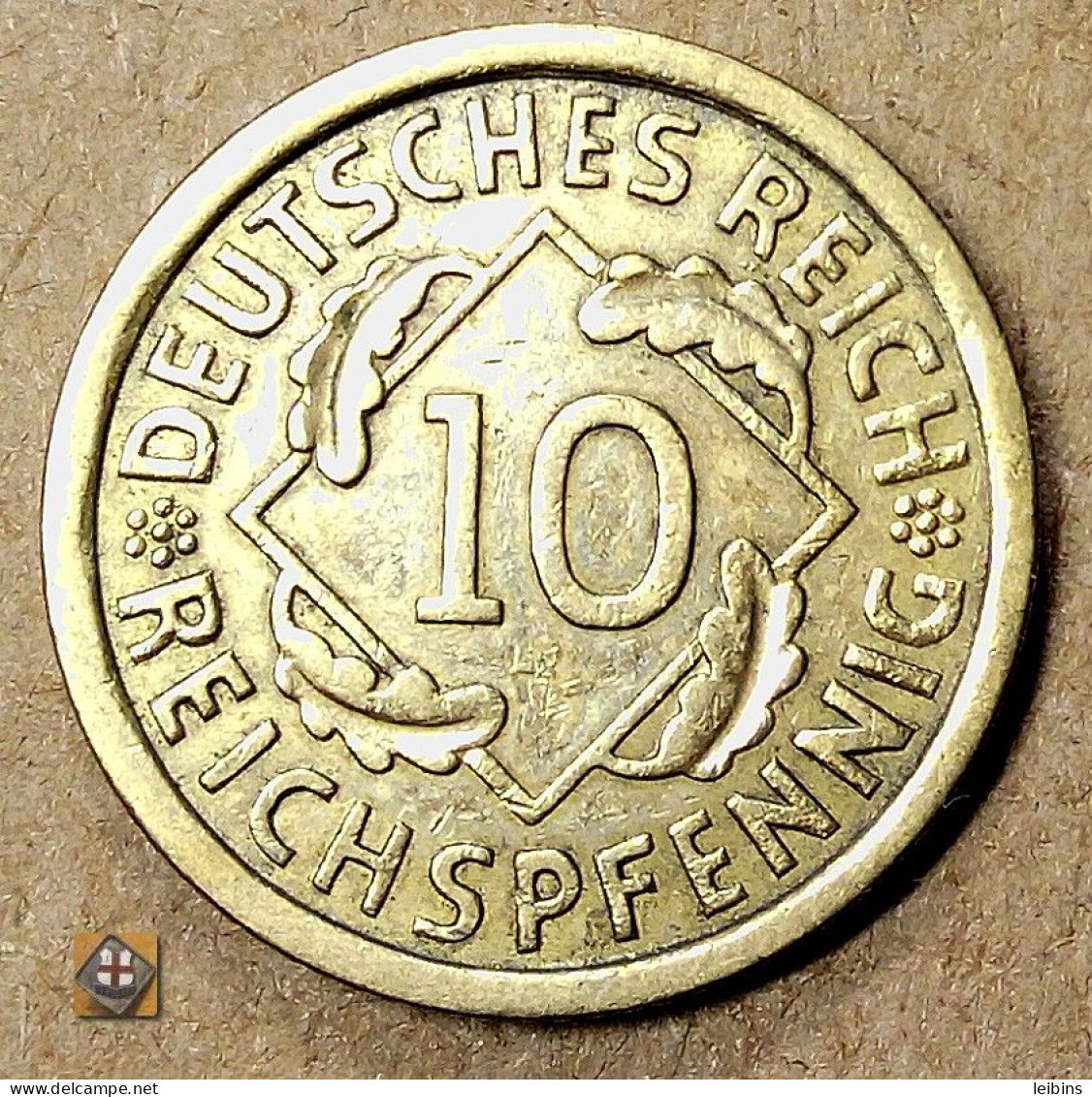 Germany 1935 A - 10 Reichspfennig /AU - 10 Reichspfennig