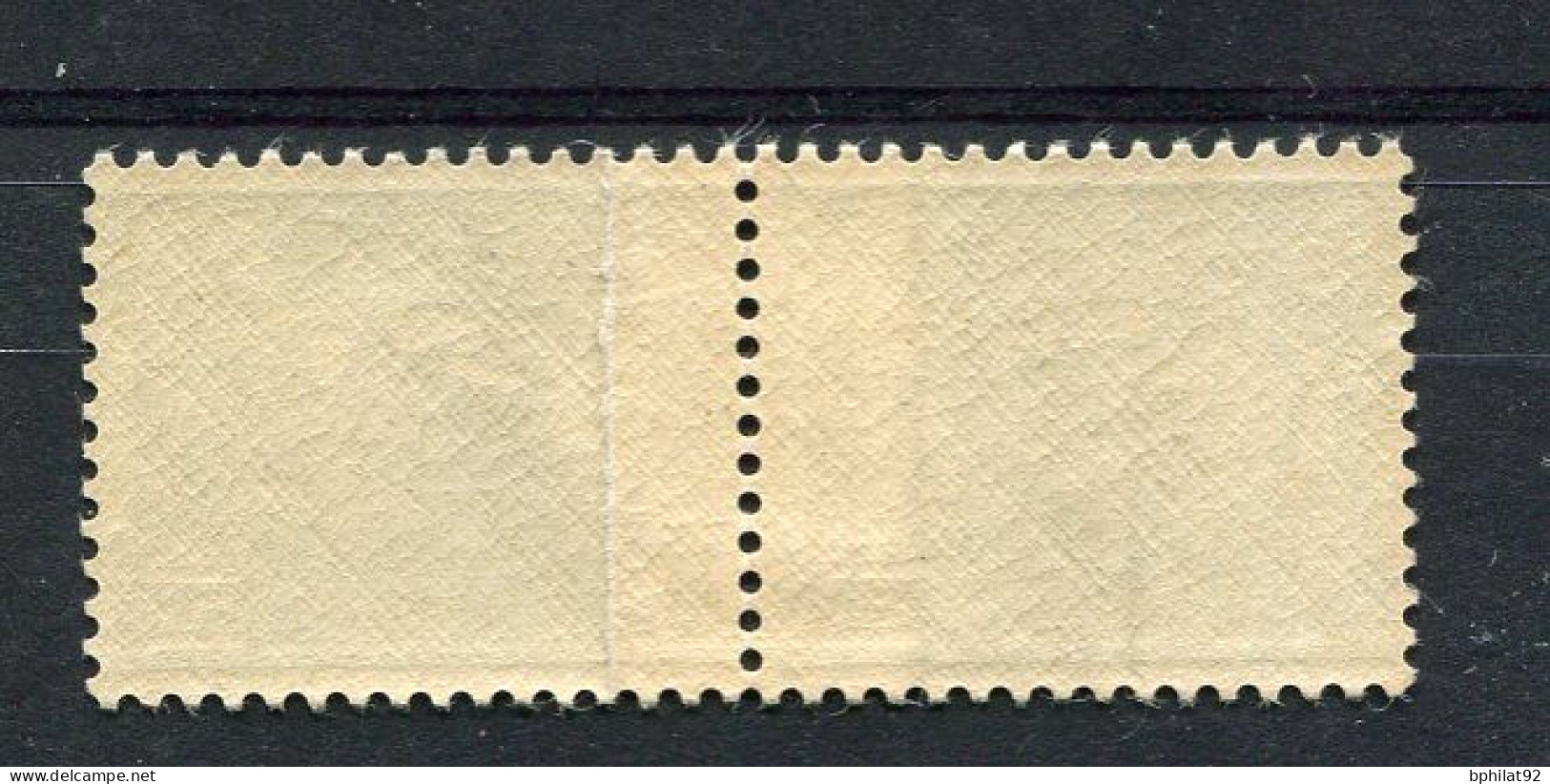 !!! PAIRE DU 8F MARIANNE DE GANDON N°810c IMPRESSION SUR RACCORD NEUVE ** - Unused Stamps