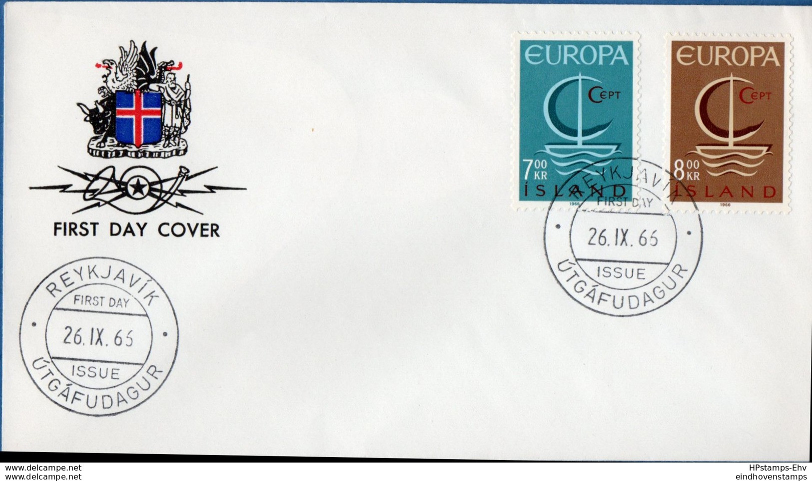 Island, Iceland 1966 Europa FDC - 1966