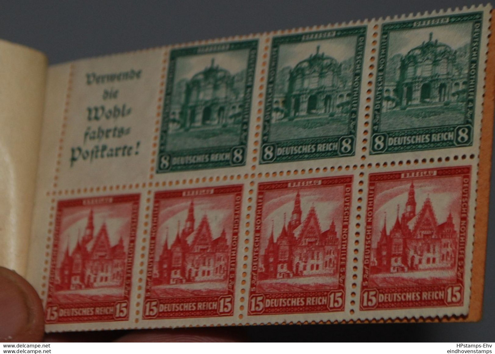 Germany,  1931 Stamp Booklet Nothilfe Complete MNH, Mi 30.2 Ndgz, 2013.3102 Markenheftchen Vollständig - Carnets
