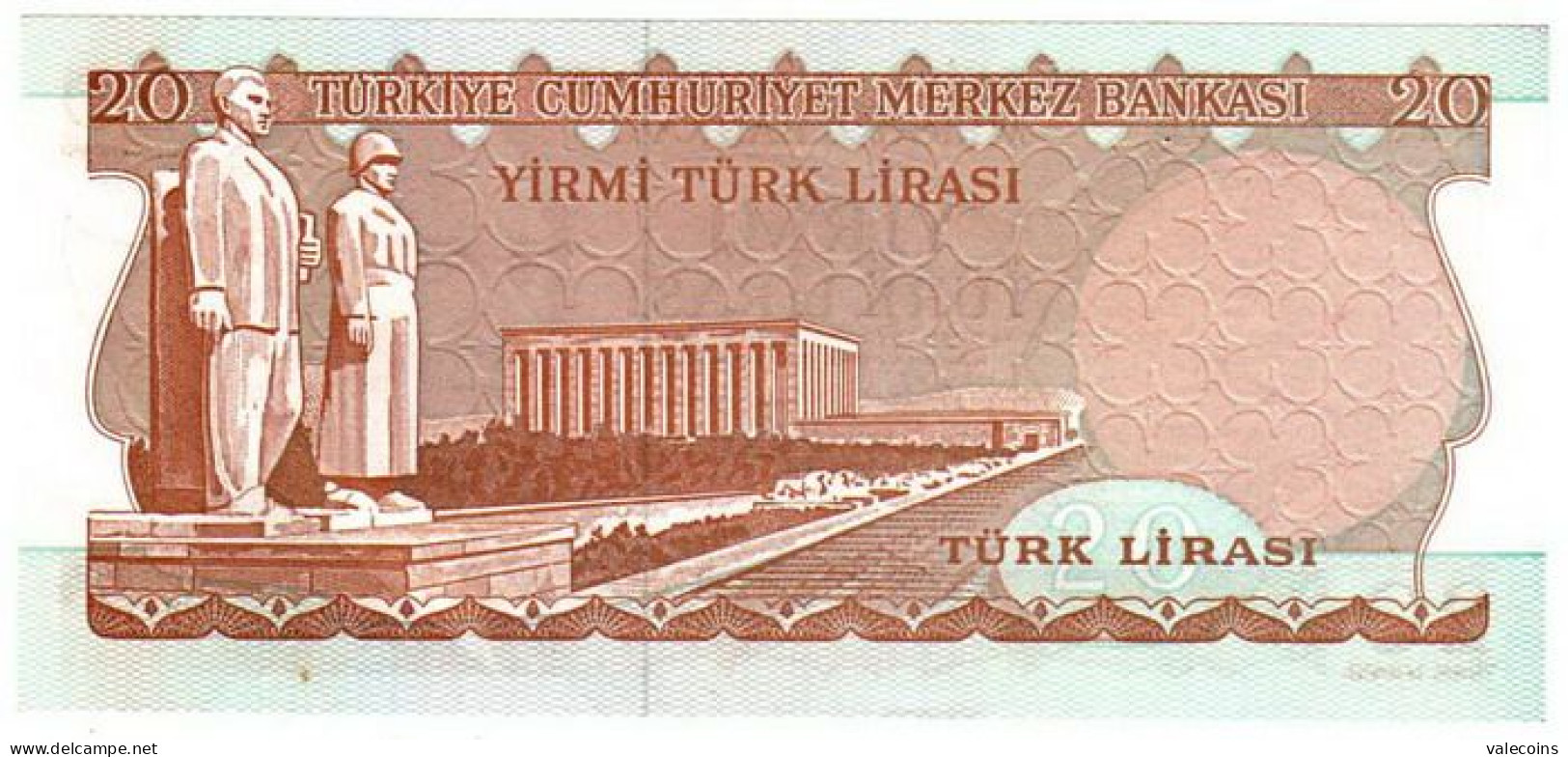 TURCHIA TURKEY - 20 Lira - L.1970 ND (1971) - P. 187 B - GEM UNC NEUF - Turquie