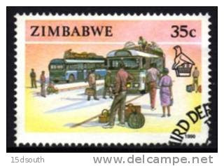 Zimbabwe - 1990 35c Buses (o) # SG 781 , Mi 431 - Busses
