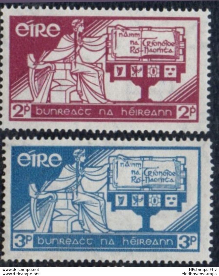 Eire 1937 New Constitution 2 Values MNH Constitution - Ongebruikt