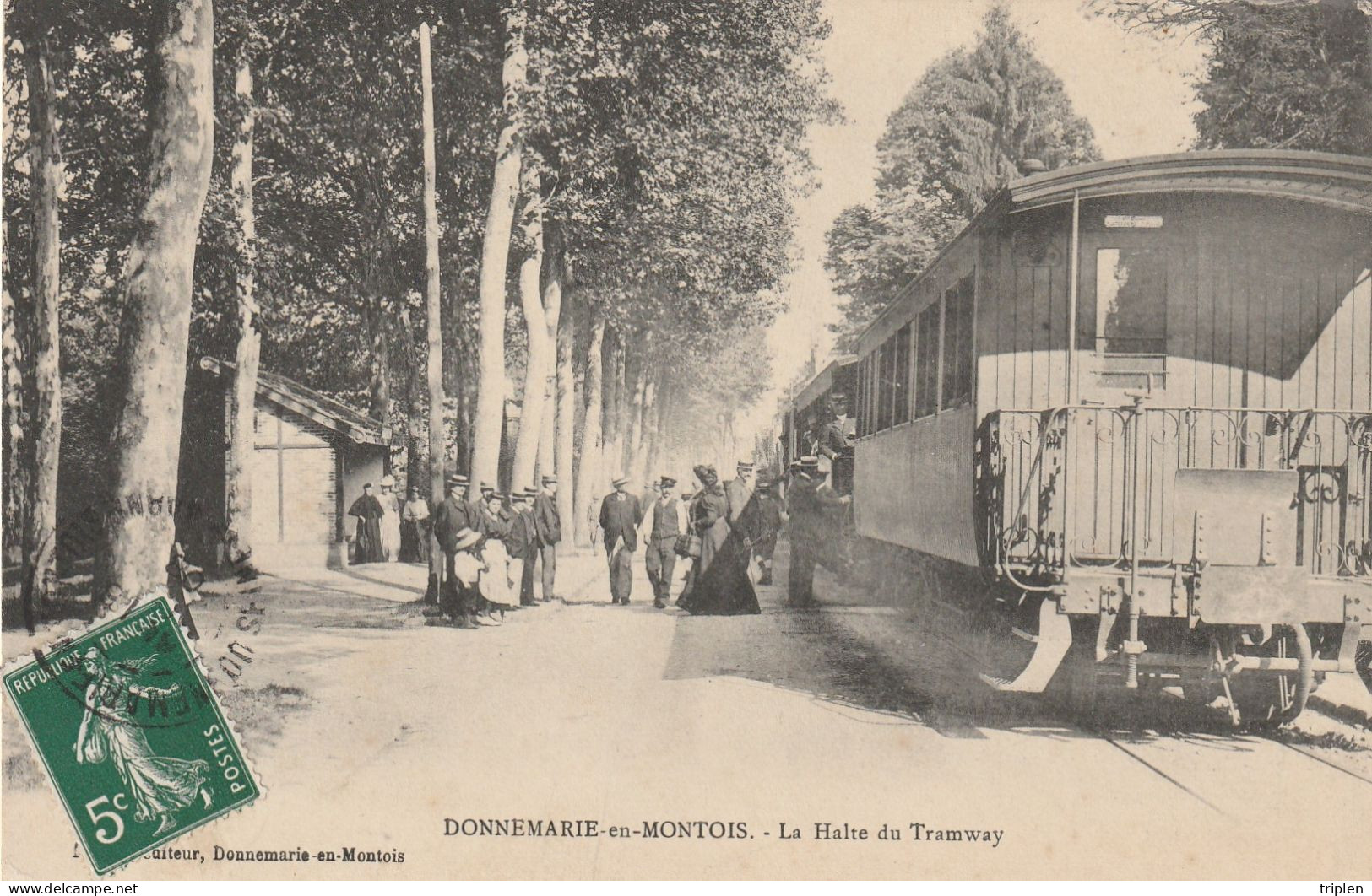 Donnemarie En Montois - La Halte Du Tramway - Donnemarie Dontilly