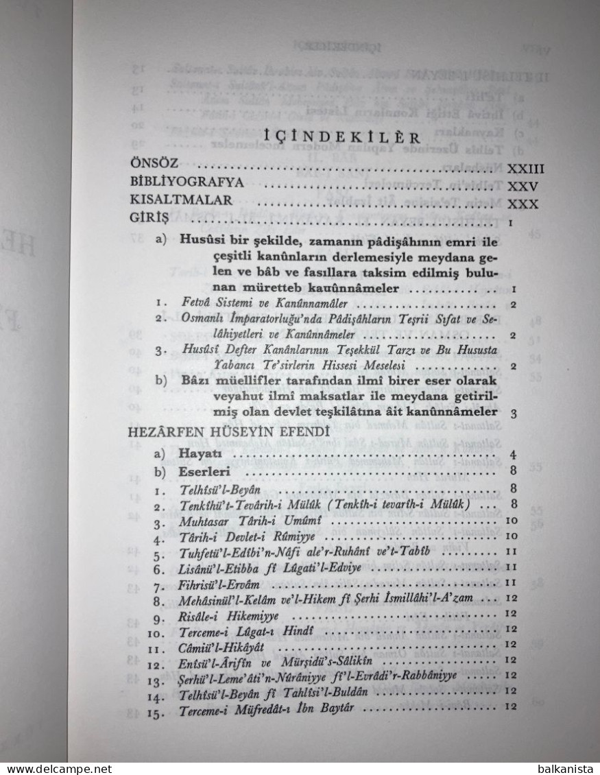 Telhisu'l Beyan Fi Kavanin-i Al-i Osman Ottoman Turkish History - Moyen Orient