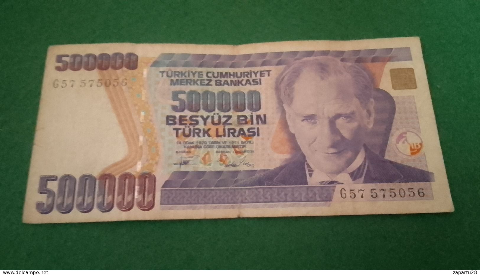 TÜRKİYE- 7. EMİSYON  500000 TL      -F- - Turquie