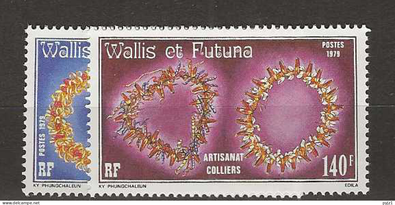 1979 MNH Wallis Et Futuna Mi 355-56 Postfris** - Ongebruikt