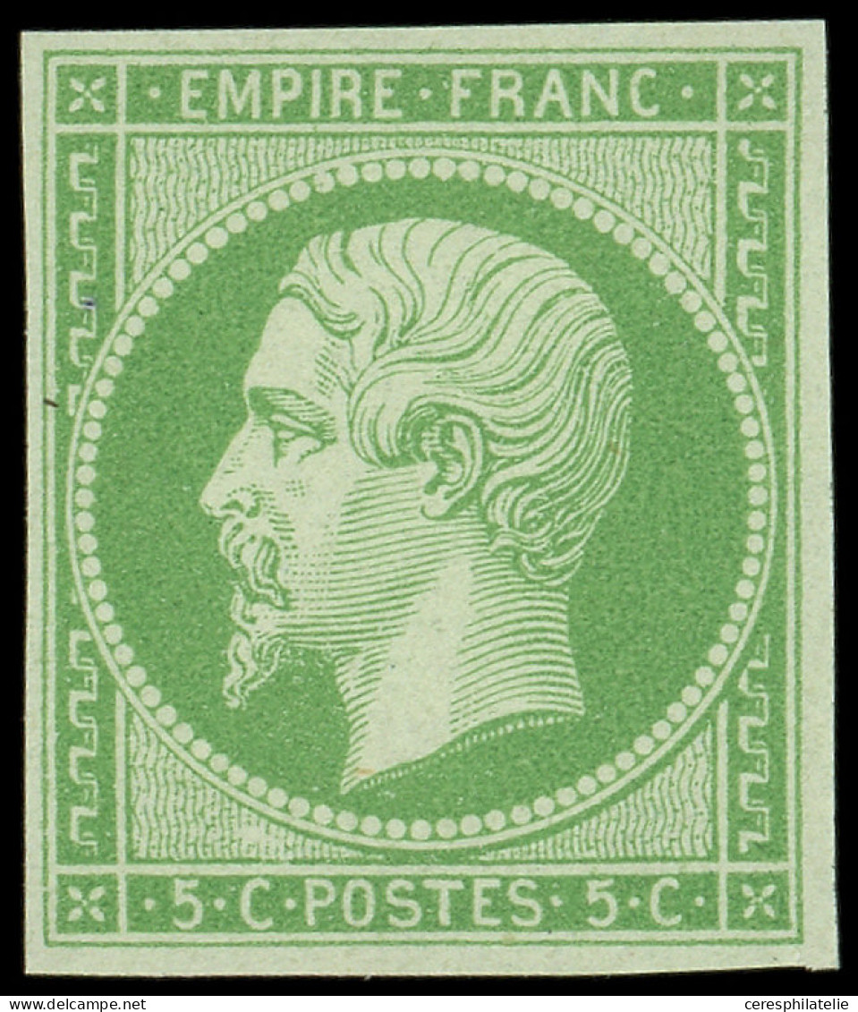 ** EMPIRE NON DENTELE - 12    5c. Vert, Fraîcheur Postale, Superbe - 1853-1860 Napoleon III