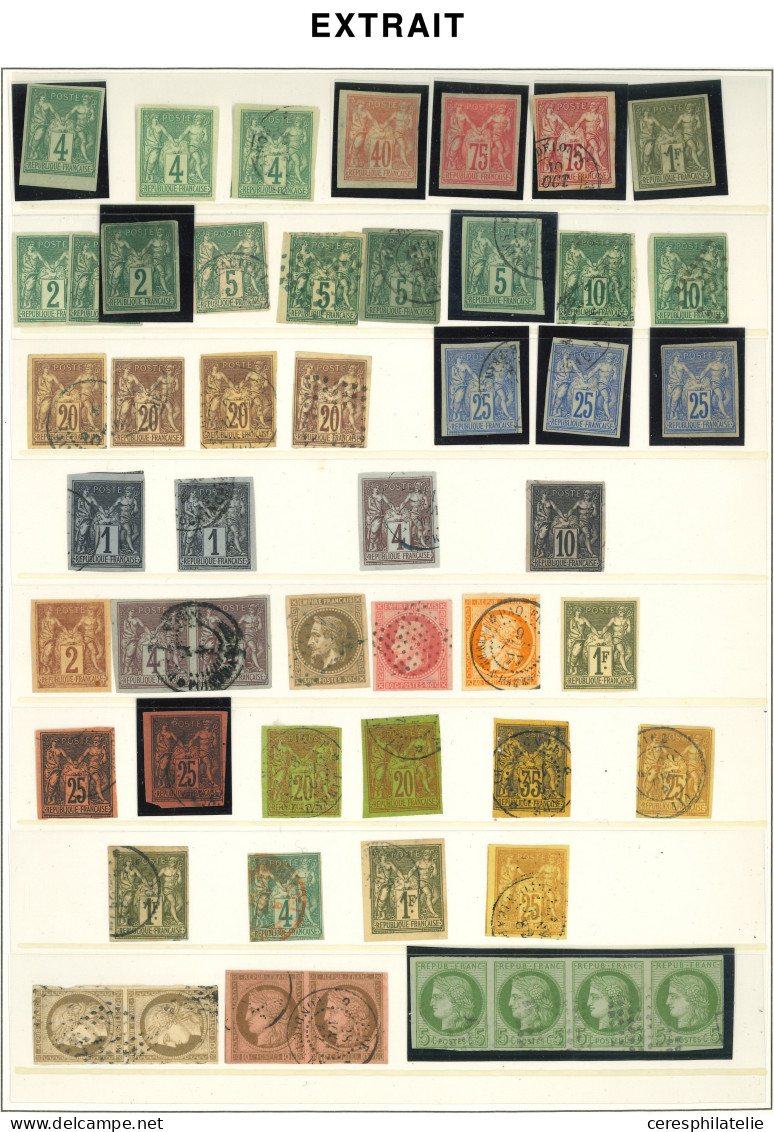 Collection En Album, Timbres Neufs, Oblitérés. Très Bel Ensemble Quasi Complet Avec Timbres Neufs En Blocs, Oblitération - Sonstige & Ohne Zuordnung