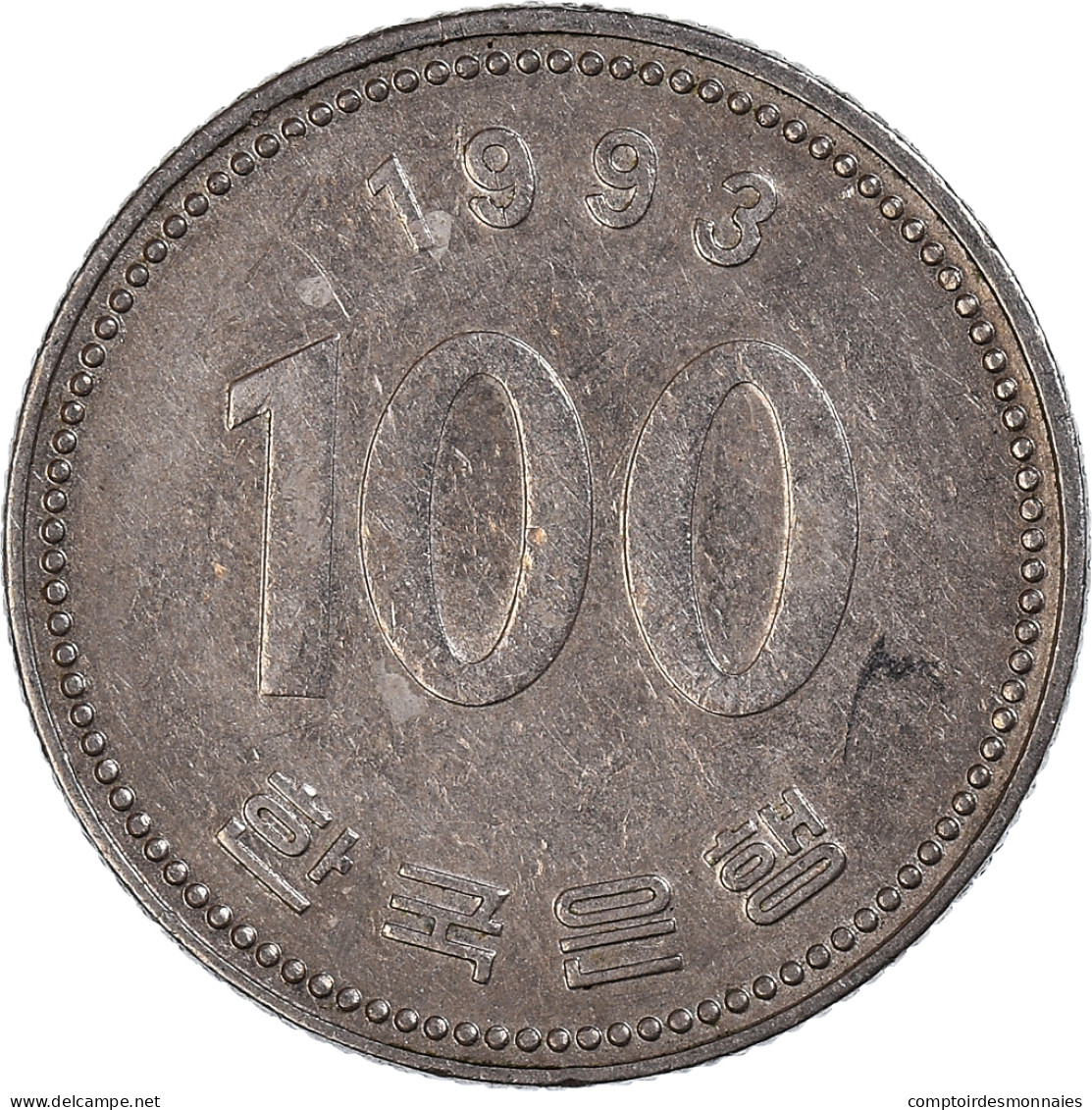 Monnaie, Corée Du Sud, 100 Won, 1993 - Corée Du Sud