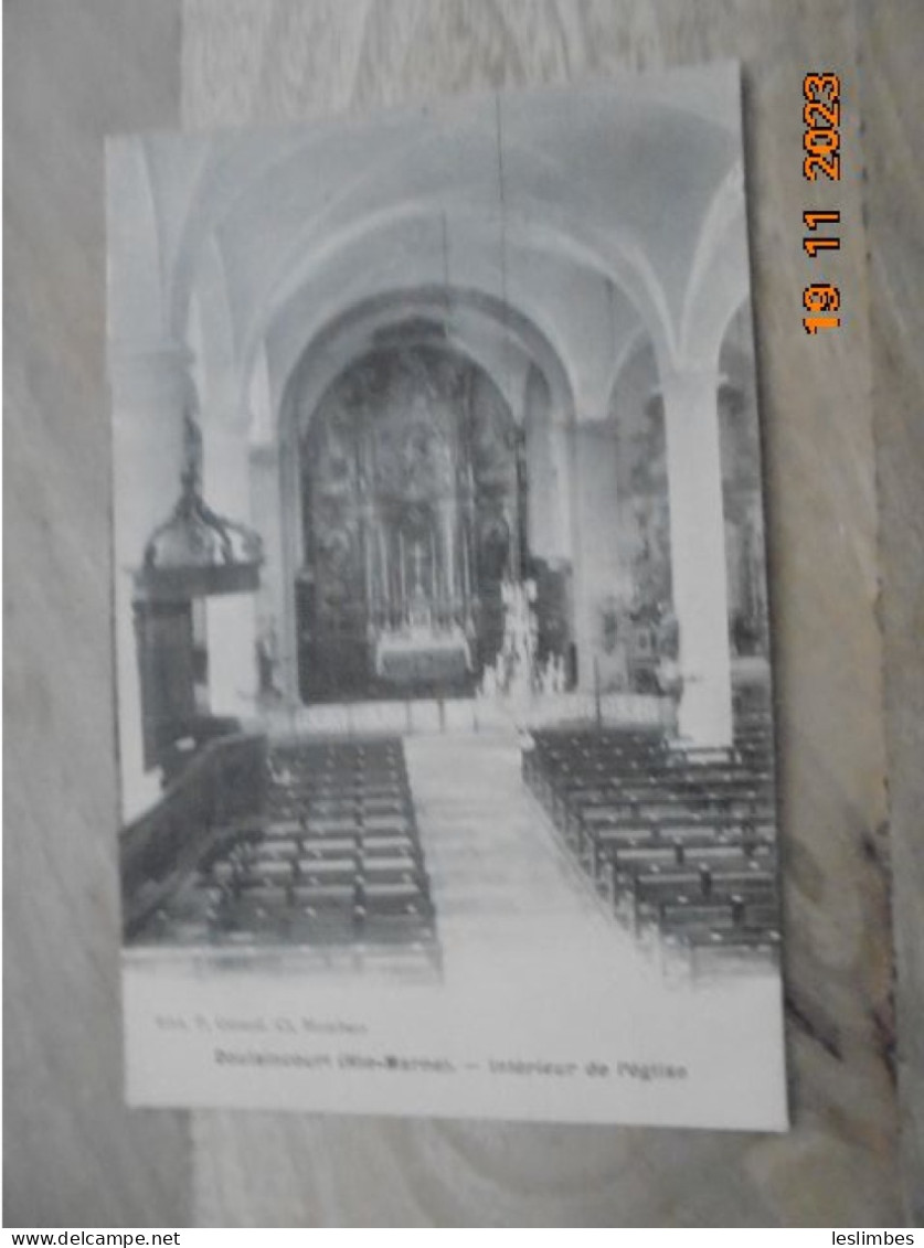 Doulaincourt. Interieur De L'eglise. Gerard/Humbert - Doulaincourt