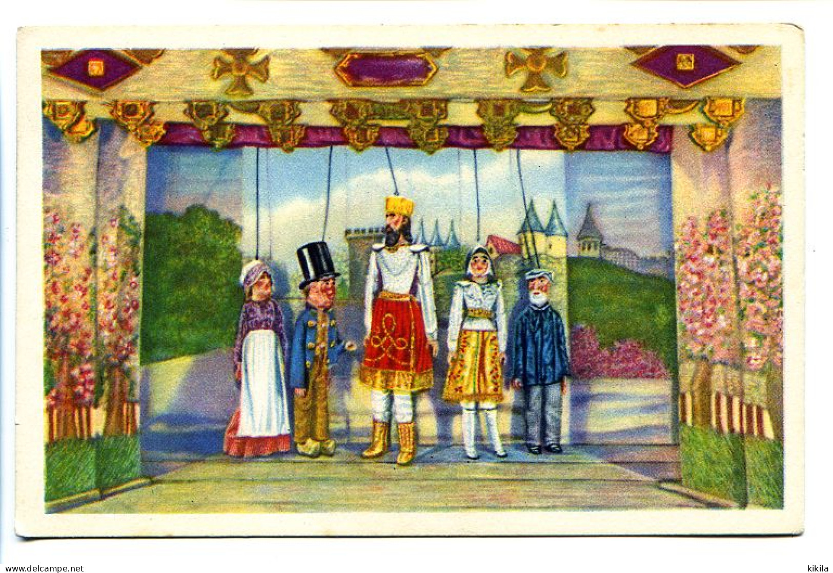 Image 12 X 7.8 Belgique Folklore Belge Belgische Folklore LIEGE Tchantchès Et Nanesse à La Cour Du Roi De France LUIK * - Côte D'Or