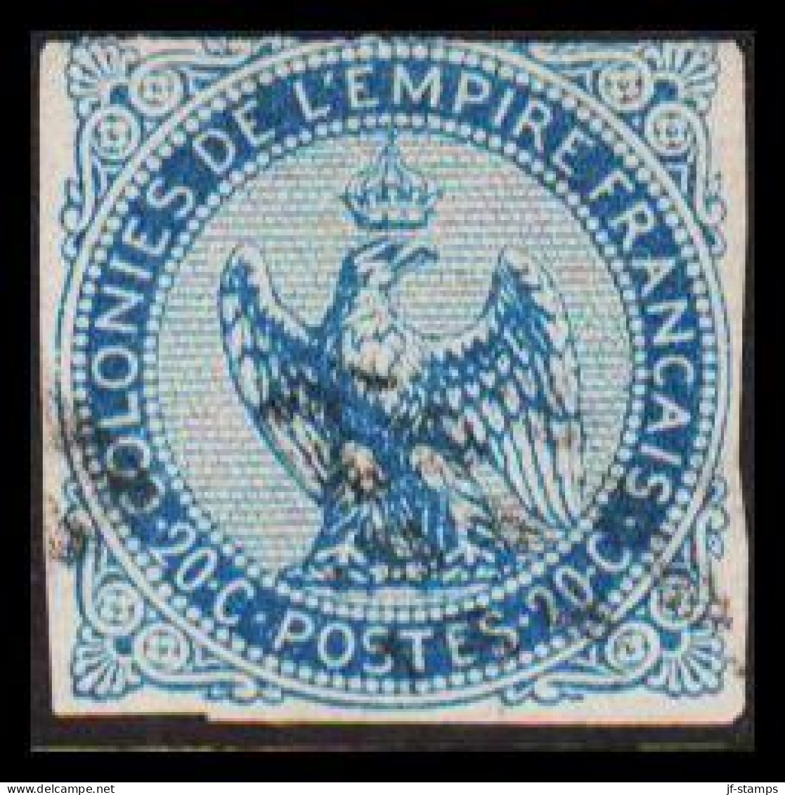 1859-1865. COLONIES DE L'EMPIRE FRANCAIS. 20 C POSTES. Eagle.  - JF537322 - Andere & Zonder Classificatie