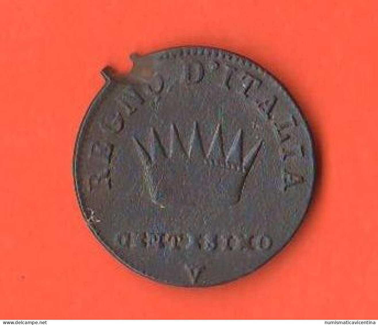 Italia 1 Centesimo 1809 Napoleone I° Mint Venice Venezia  Copper Coin - Napoleontisch