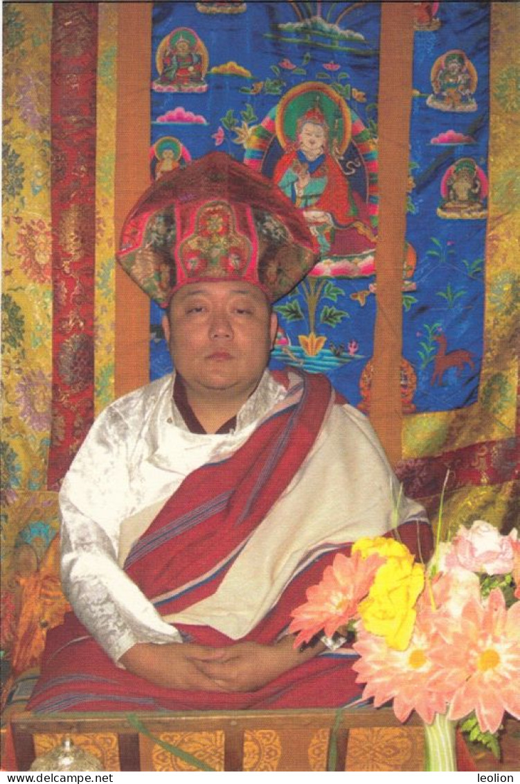 BHUTAN Buddhist Rinpoche Picture Postcard BHOUTAN Trulku Jampel Tenpal Khorlo Rinpoche - Bhutan