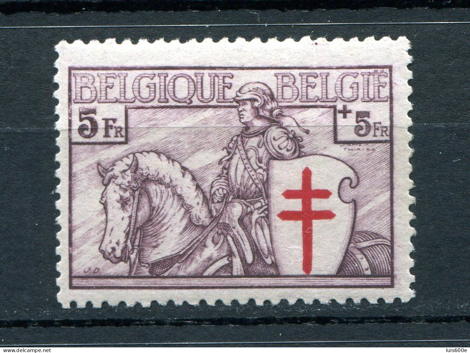 1934.BELGICA.BELGIQUE.YVERT 400**.NUEVO SIN  FIJASELLOS(MNH).CATALOGO 400€ - 1934-1935 Leopold III