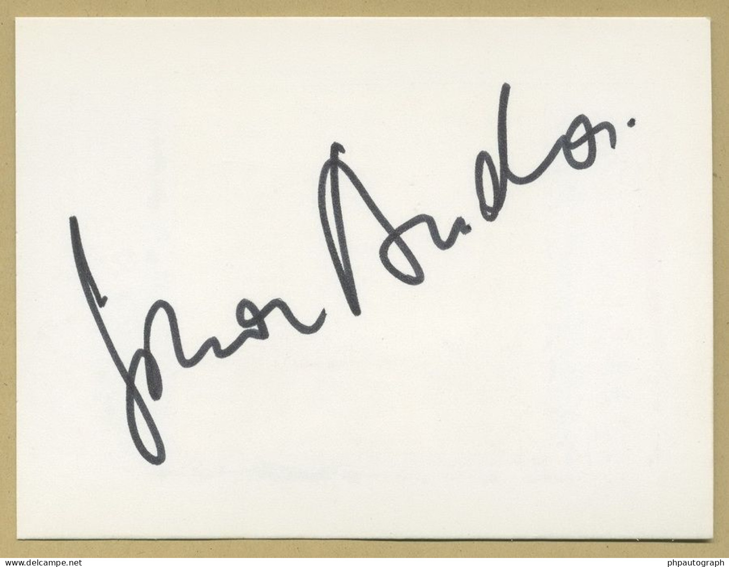 Geza Anda (1921-1976) - Swiss-Hungarian Pianist - Rare Signed Card - Paris 1965 - Sänger Und Musiker