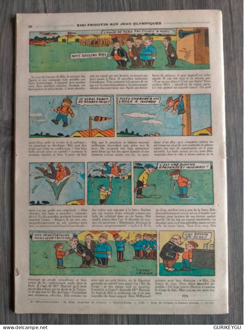 L'épatant Journal Des Les Pieds Nickeles N ° 21  PELLOS BIBI FRICOTIN  1950 BIEN - Pieds Nickelés, Les