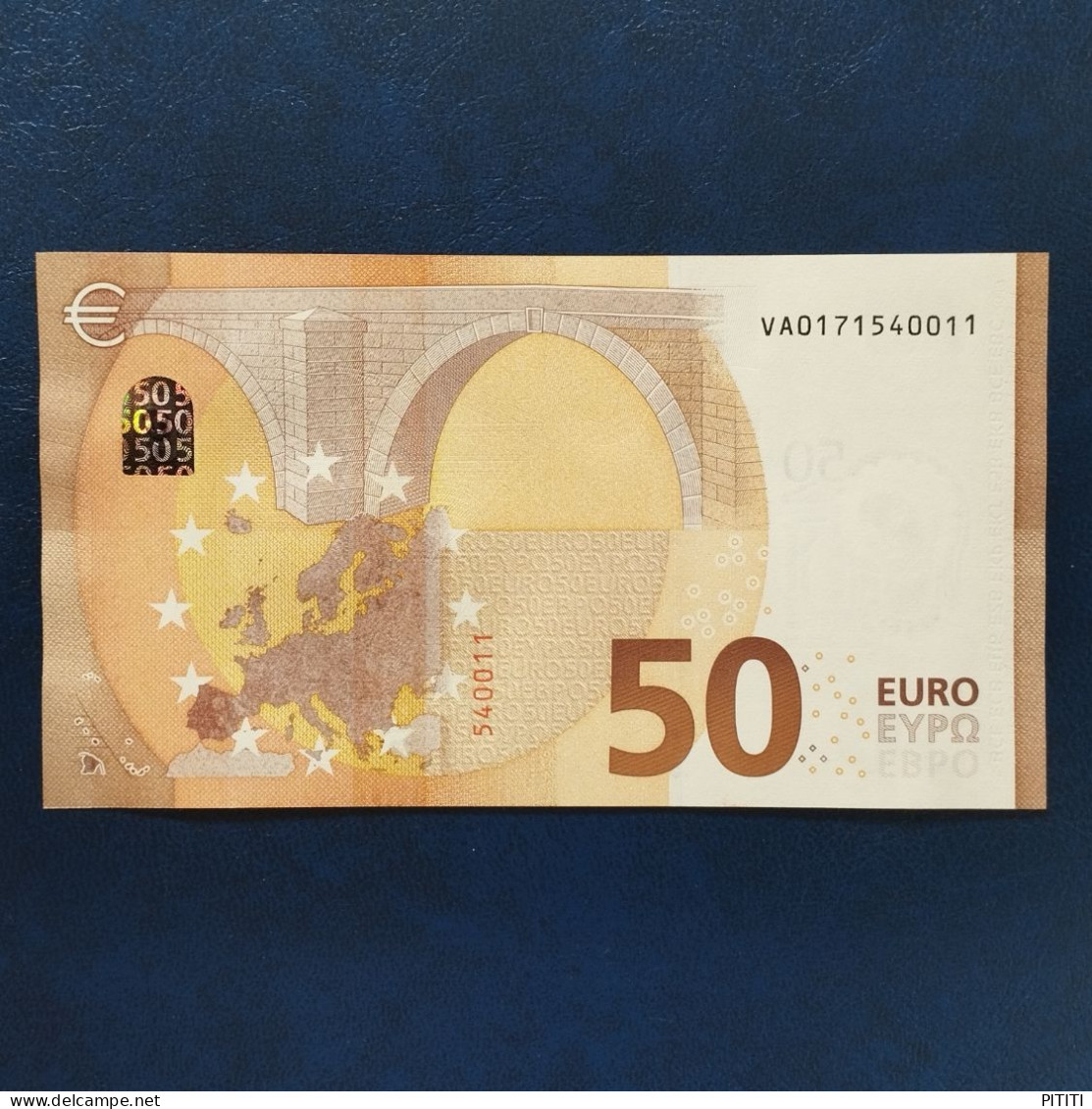 EURO SPAIN 50 V001C4 VA DRAGHI UNC - 50 Euro