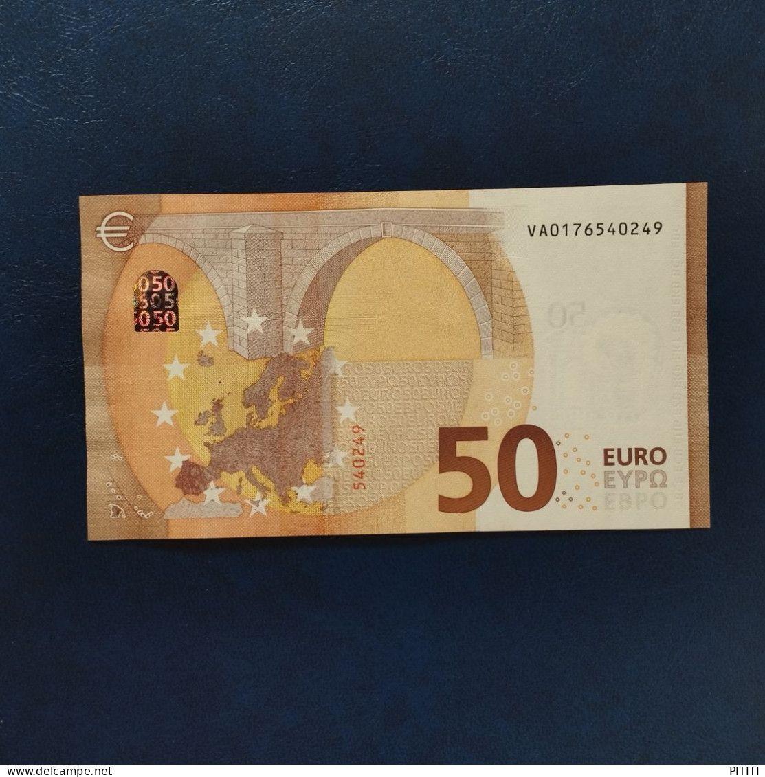 EURO SPAIN 50 V001D4 VA DRAGHI UNC - 50 Euro