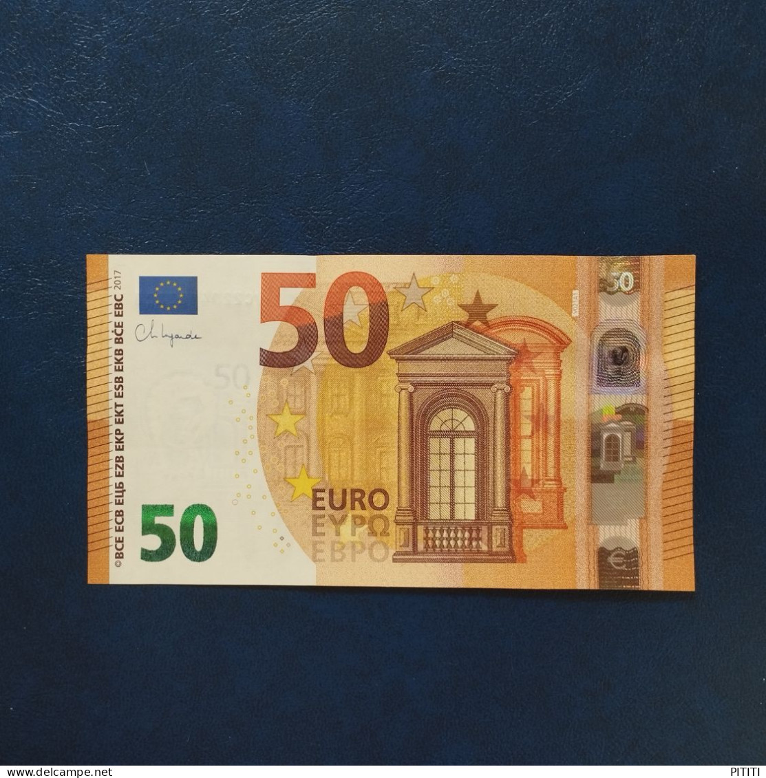 EURO SPAIN 50 V021A1 VC LAGARDE UNC - 50 Euro