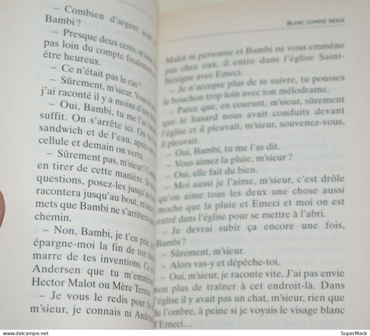 Jean-Paul Nozière - Blanc Comme Neige - Ed. Gallimard - EO2003 - Cuentos