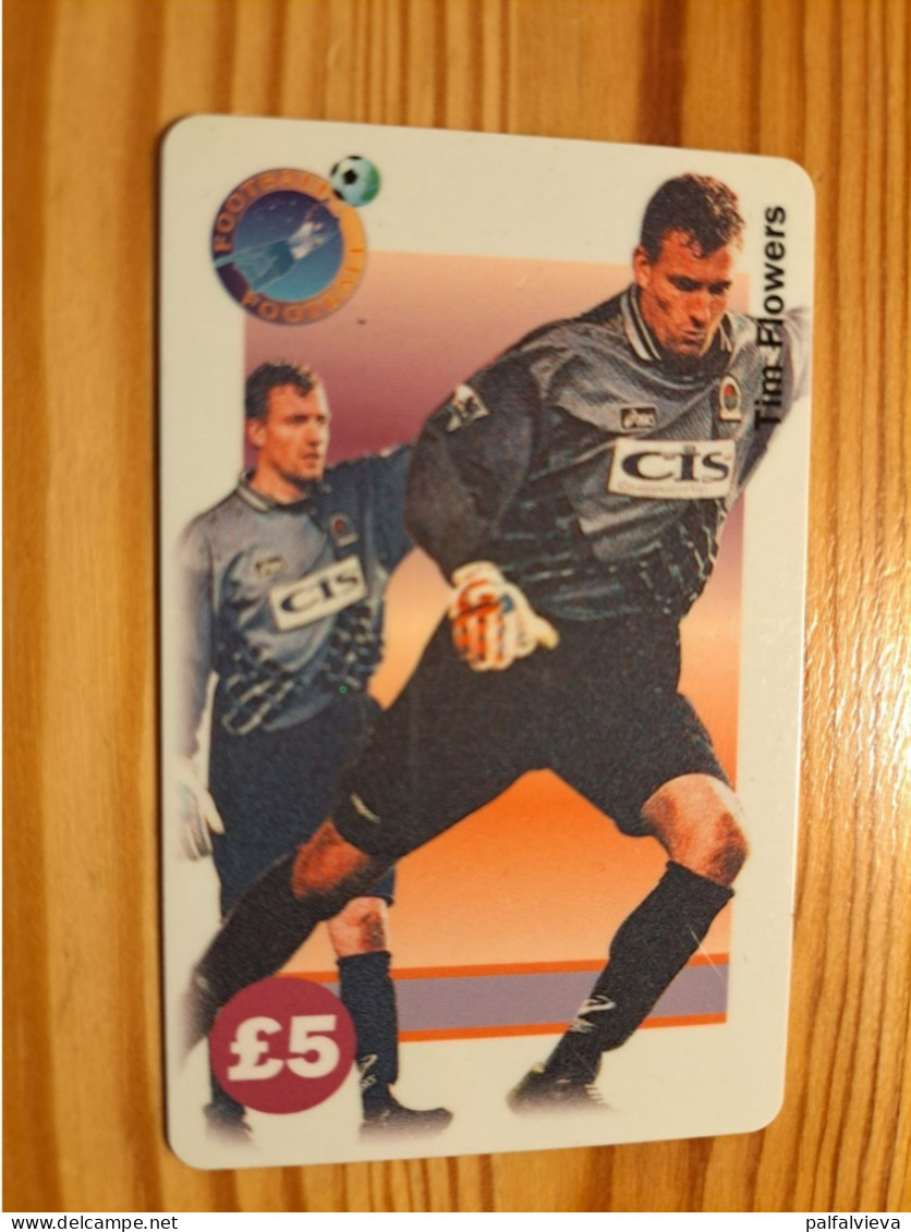 Prepaid Phonecard United Kingdom - Football, Tim Flowers - Emissions Entreprises