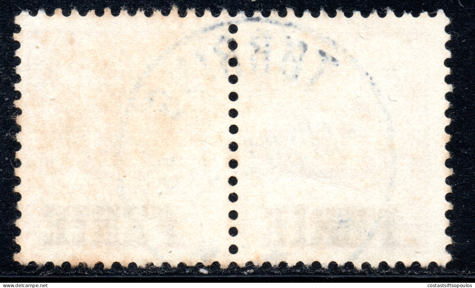 2158. DENMARK 10 O. VERY FINE PAIR FERIE OVERPR. - Revenue Stamps