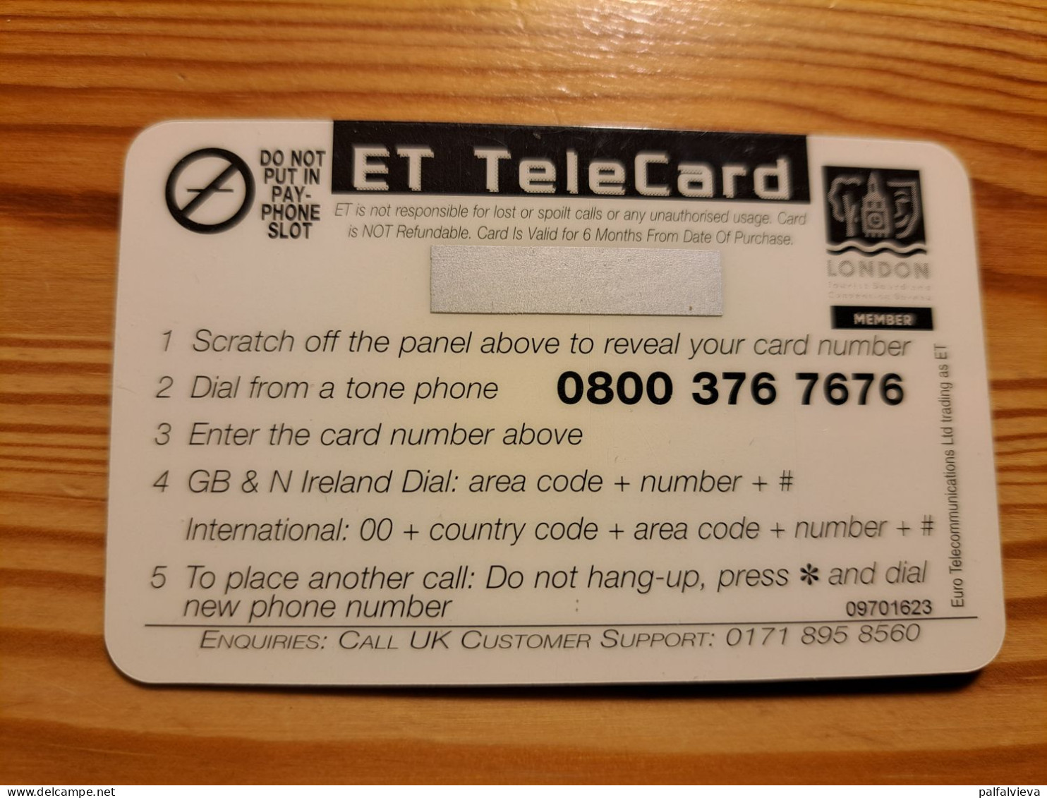 Prepaid Phonecard United Kingdom, ET Telecard - Royal National Lifeboat Institution - Bedrijven Uitgaven