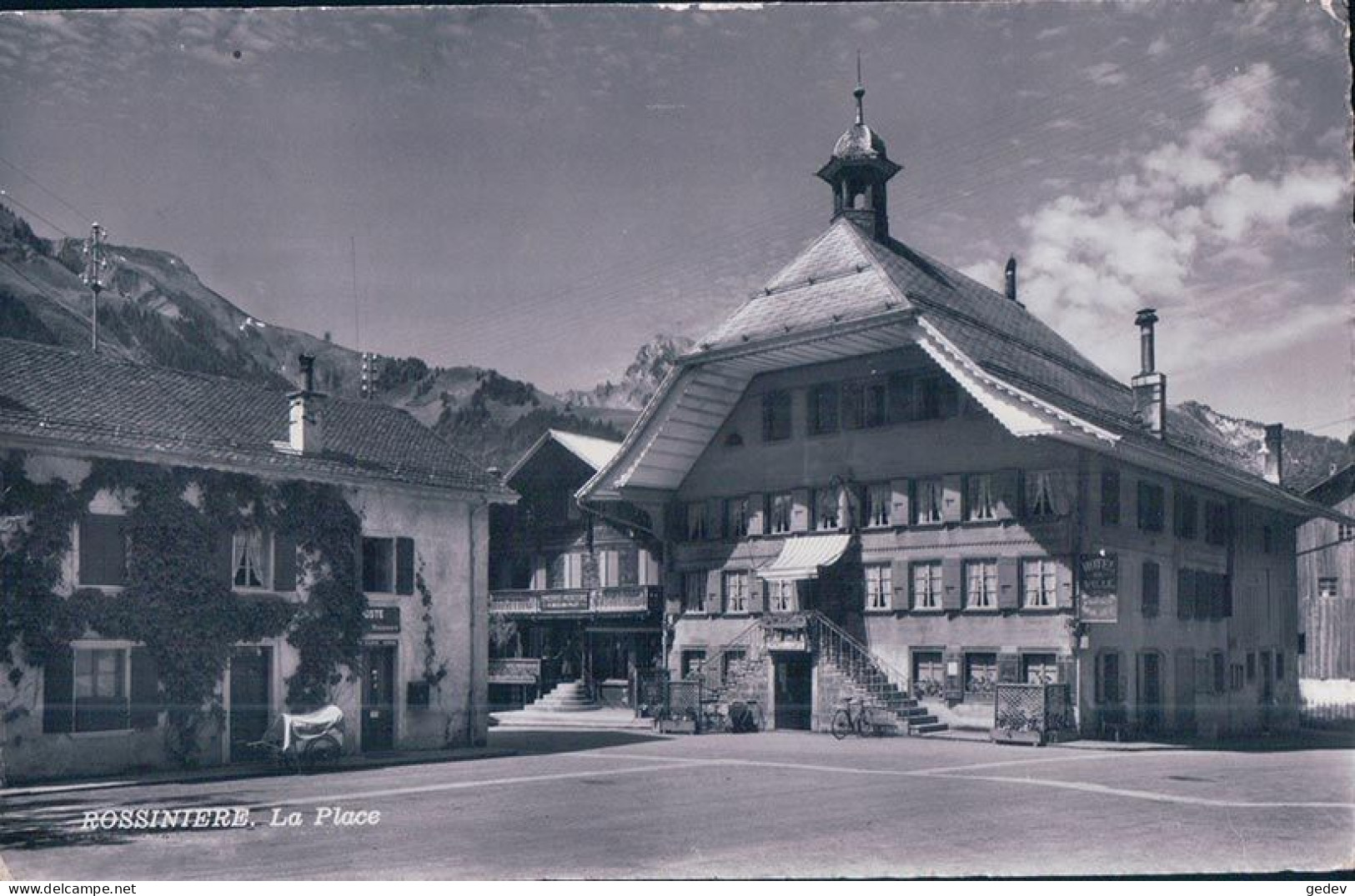 Rossinières VD, La Place (8913) - Rossinière