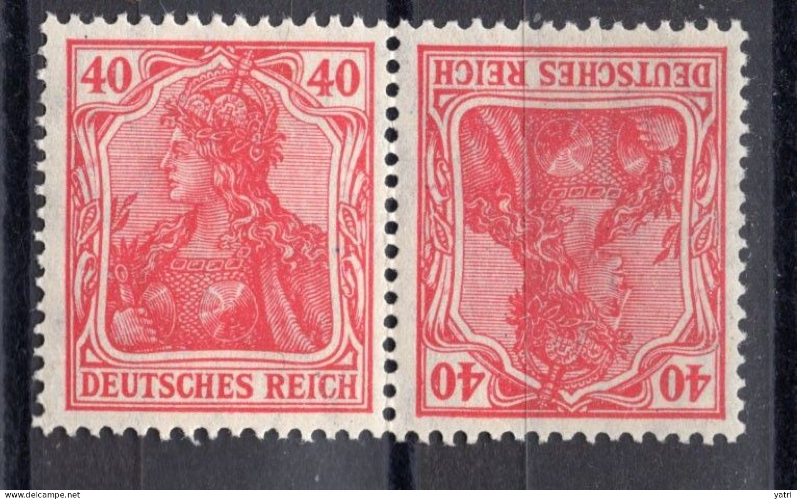 Repubblica Di Weimar - Zusammendruck K3 ** - Carnets & Se-tenant