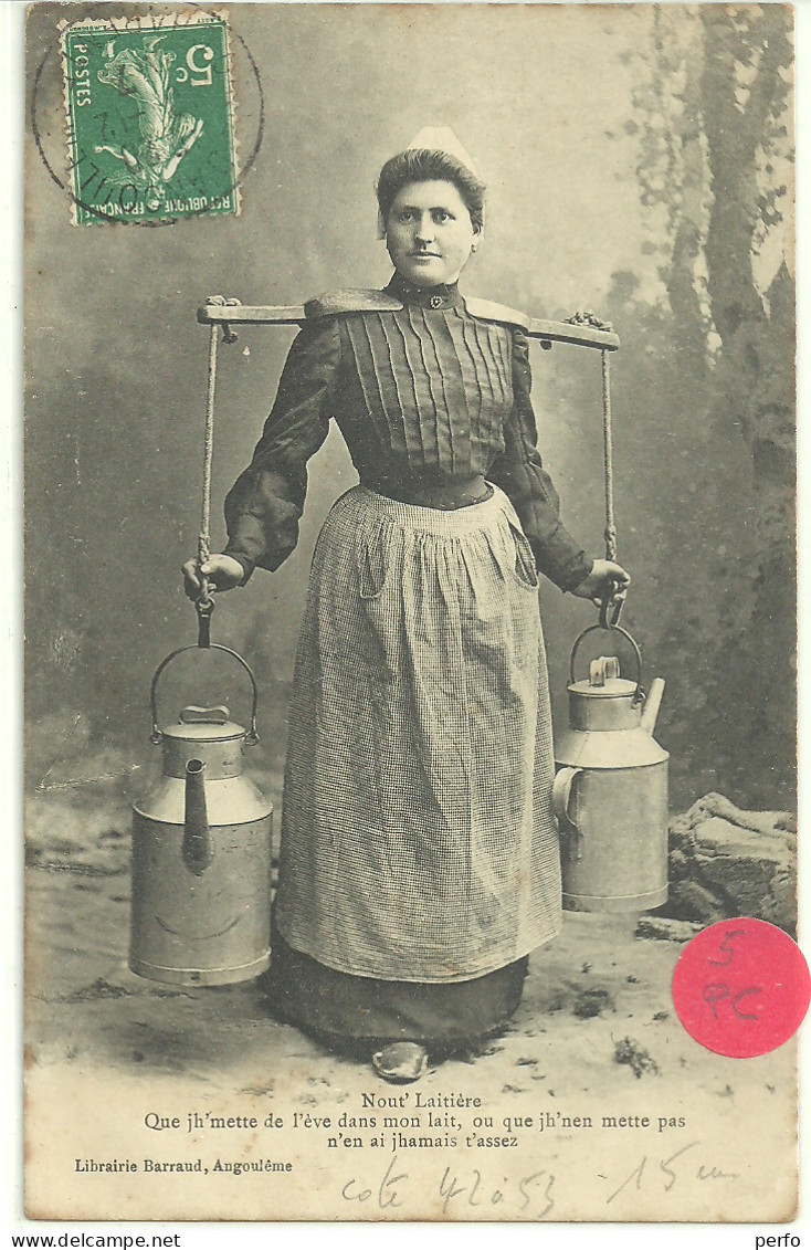 Laitière Charentaise   éditeur Barraud  Angoulême - Poitou-Charentes