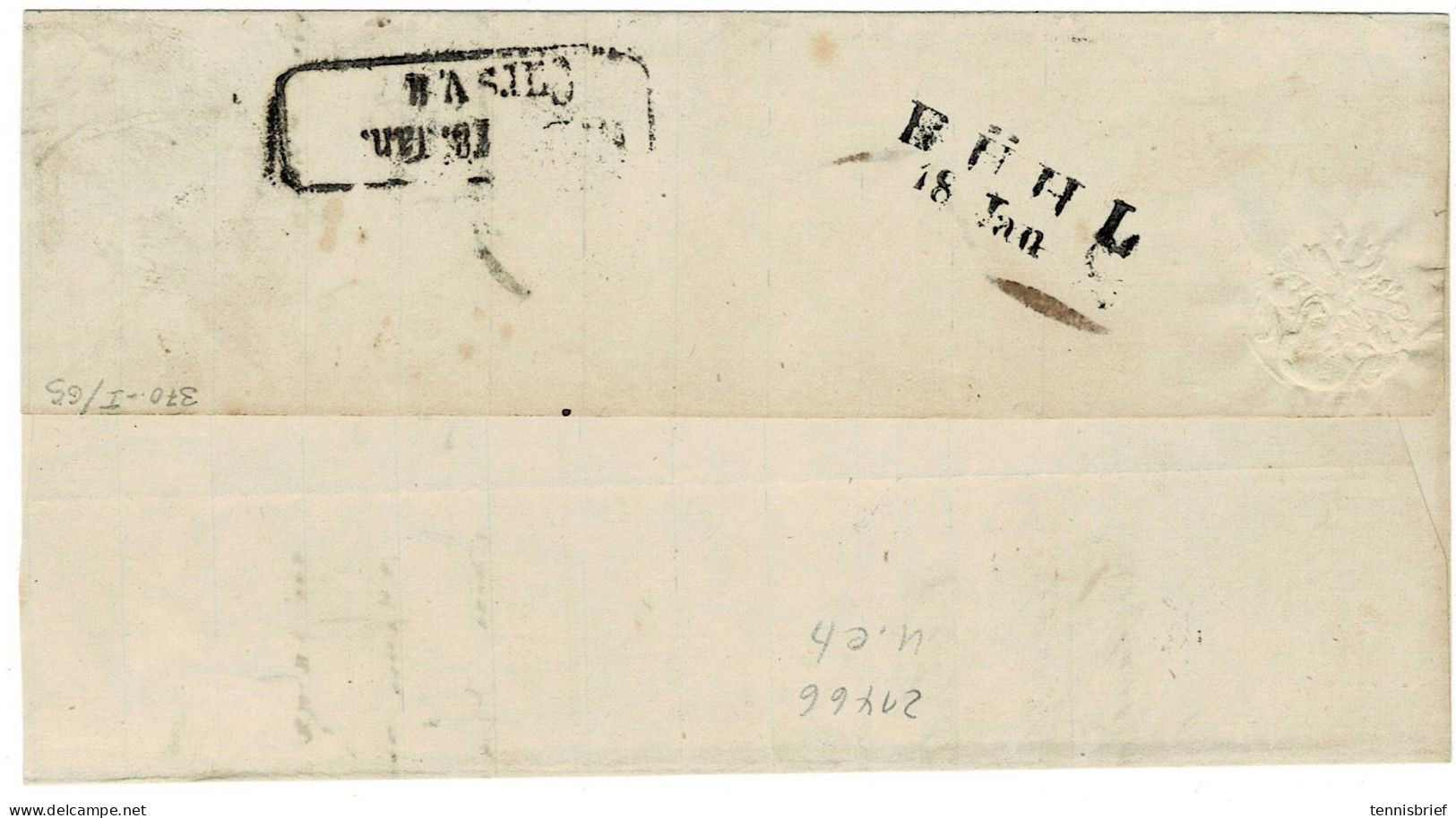 " 175 " Baden (Bahnhof) , Brief , # A 7902 - Lettres & Documents