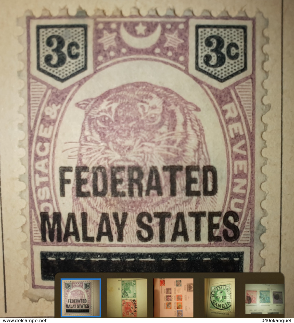 Malaysia - Malay States  - 1 Marke  Von 1900 Gem. Scan - Federated Malay States