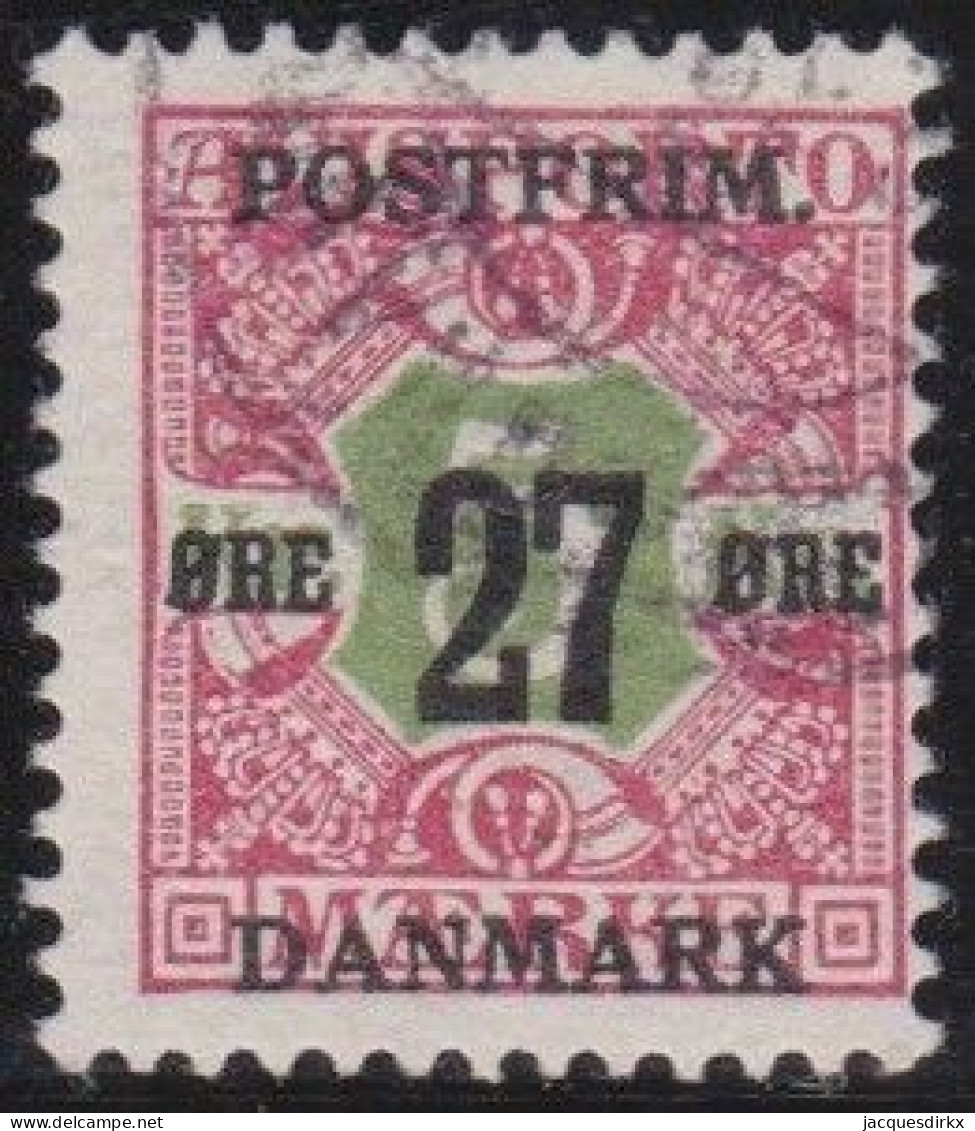 Denmark      .   Y&T     .     93     .     O      .     Cancelled - Used Stamps