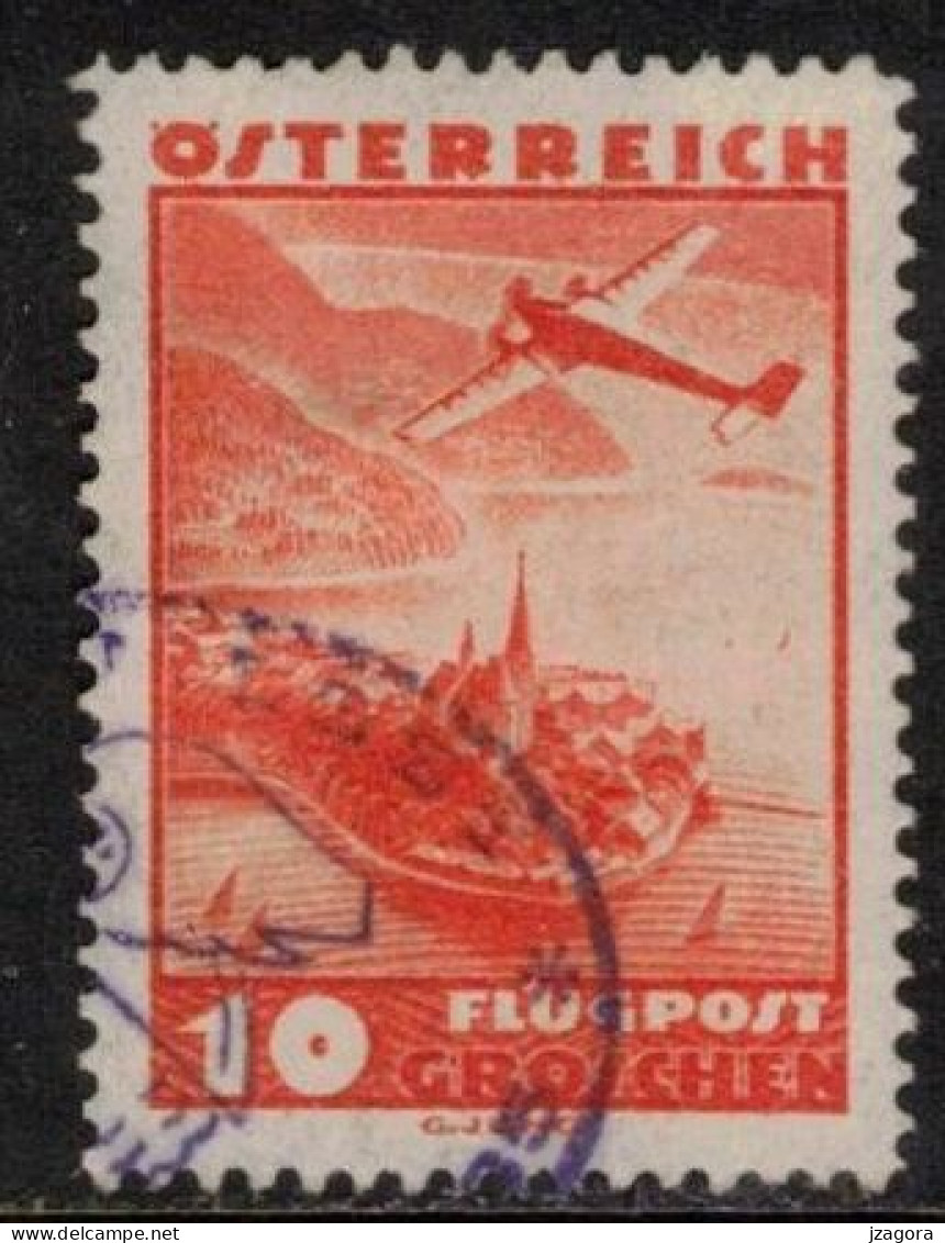 AUSTRIA ÖSTERREICH AUTRICHE 1935 Mi 599 Sc C33  FLUGPOST Air Mail Correo Aéreo Poste Aérienne - Usati