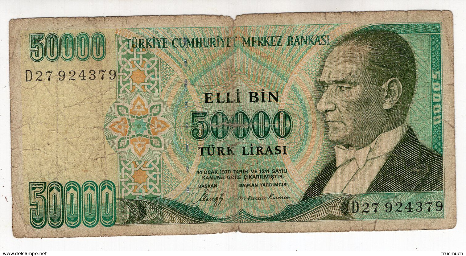 106 - TURQUIE - 50000 LIRASI - Turquie