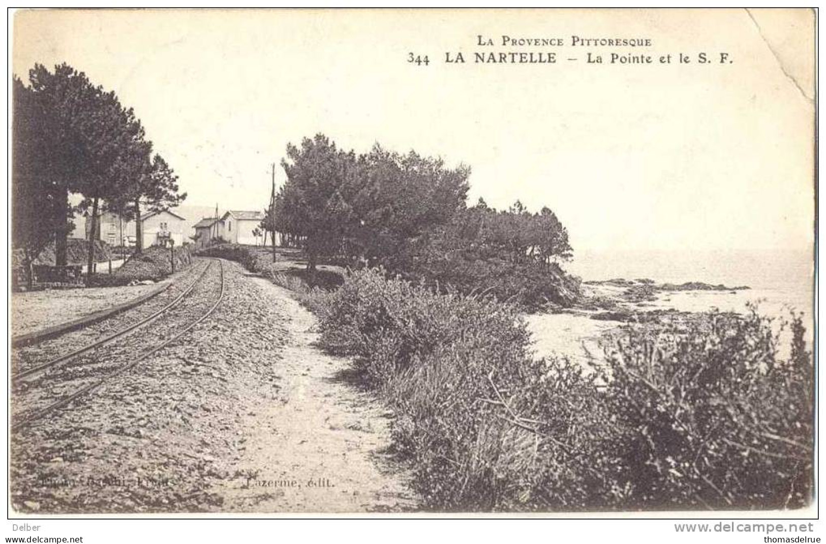 _M415: 344-La NARTELLE- La Pointe Et Le S.F. Als S.M. >> PANNE 1915 - Not Occupied Zone