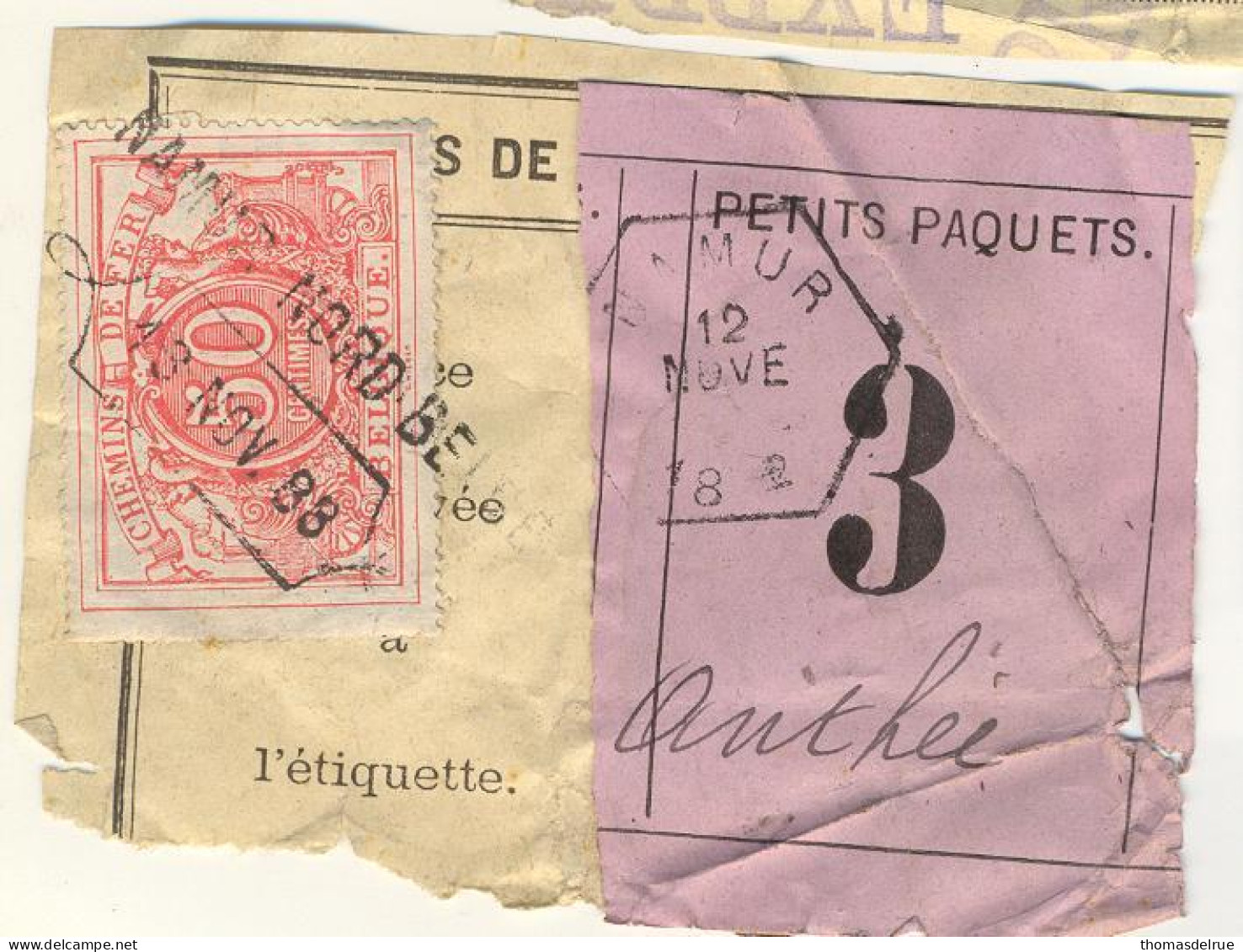 Be7: NAMUR NORD BELGE  / SP11: + Type Bc Op  " étiquette " : ANTHEE - Documents & Fragments