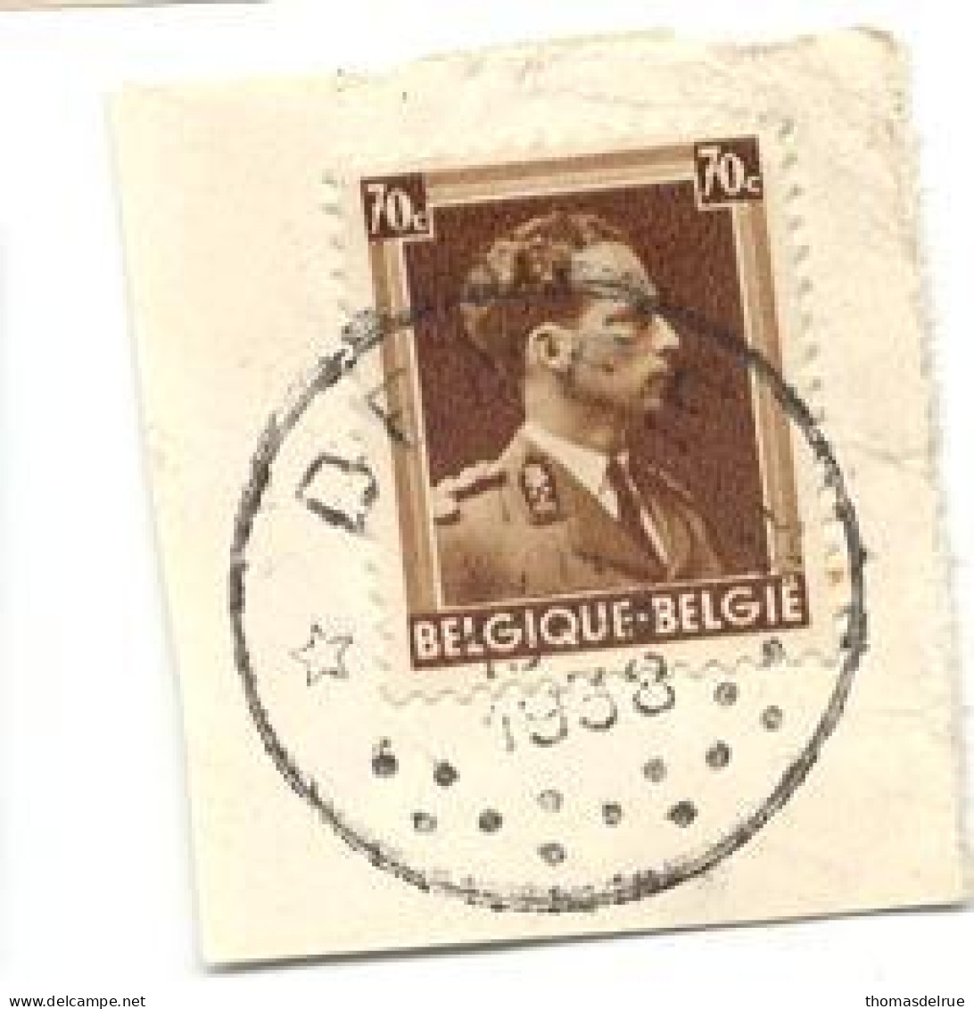 Ek36:N° 427: Op Fragment: Sterstempel: * DENEE * - 1934-1935 Leopold III