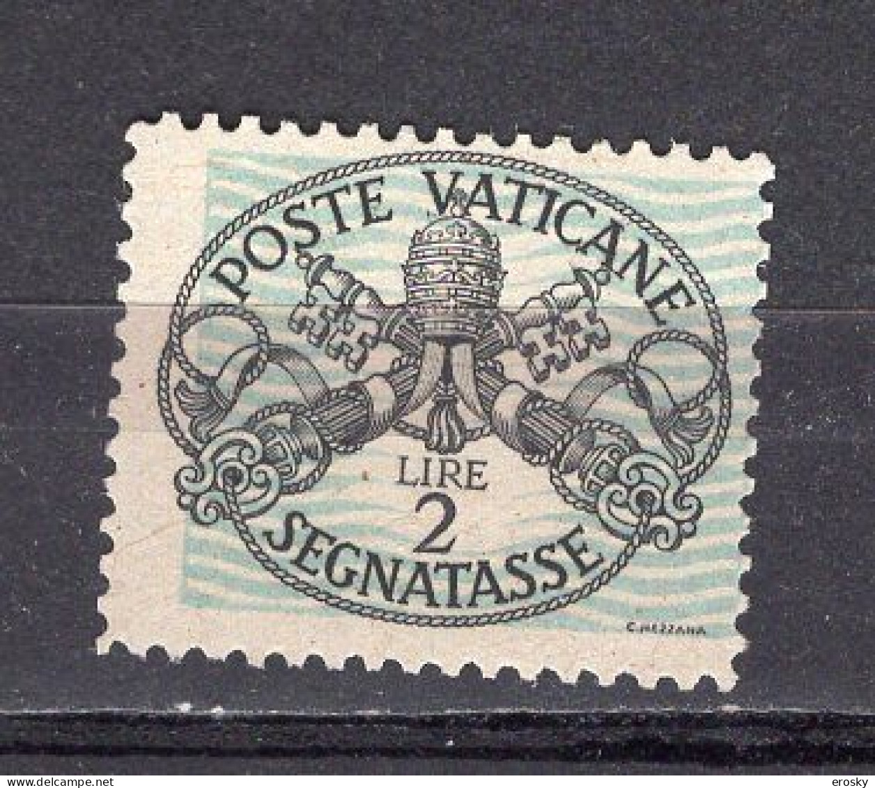 Z2486 - VATICANO Tasse SASSONE N°17 - VATICAN Taxe Yv N°11a ** - Postage Due