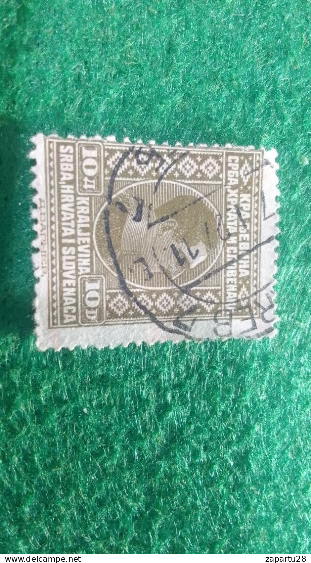 YOGUSLAVYA-    1919-1940  10 DİN - Used Stamps