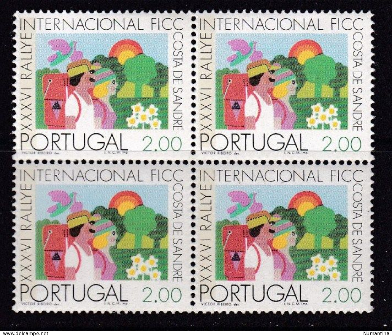 1975 Portugal - Yvert 1265a - B4 - Fosforo - MNH - Valor 32 € - Neufs