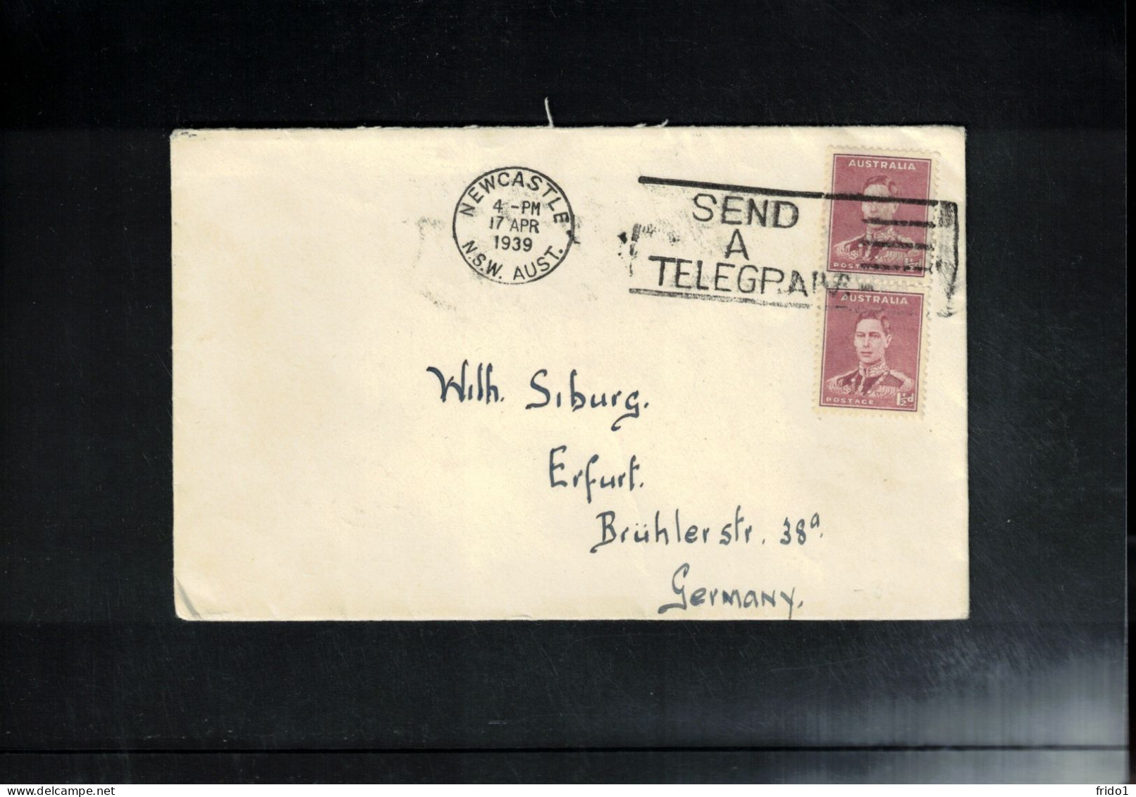 Australia 1939 Interesting Letter To Germany - Briefe U. Dokumente